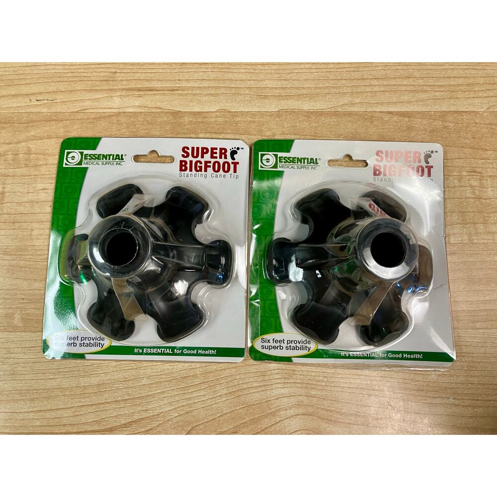 Essential Medical Supply Inc. Super Bigfoot Standing Cane Bundle of 2.